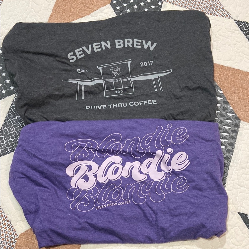 7 Brew T-Shirts NWOT